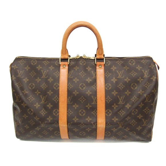LOUIS VUITTON Brown Monogram Boston Bag - Picture 1 of 15
